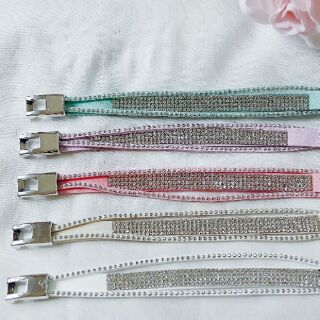 Gem Pastel Leather Bracelet