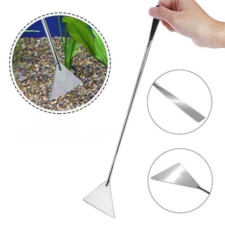 ส่งไว ที่เกลี่ยทราย ที่ขูดตะไคร่ สแตนเลส ตู้ไม้นำ้ Stainless Steel Aquarium Gravel Trowel Terrarium Plant Spatula Steel