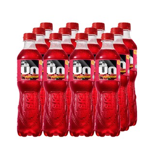 อาเจบิ๊ก เครื่องดื่มน้ำอัดลม กลิ่นสตรอว์เบอร์รี 465 มล. (12 ขวด) AJ Big, carbonated beverage Strawberry Flavor 465 ml. (