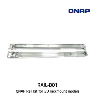 QNAP RACK RAIL-B01 Rail kit for 2U rackmount models: TVS-x71U, TS-x53U, x70U, x69U