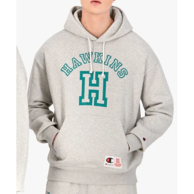 ขายเสื้อฮู้ดกันหนาวของ​ Champion​ X​ Hawkins Hoodie​ มือ1​ของแท้