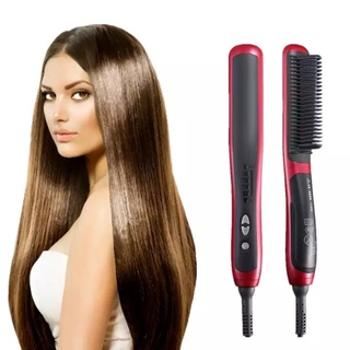 แปรงหวีผมตรงไฟฟ้า หวีไฟฟ้า รุ่น Hair Straightener-25Jun-J1