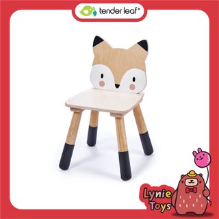 Tender Leaf Toys เฟอร์นิเจอร์เด็ก เฟอร์นิเจอร์ไม้ เก้าอี้ลายสุนัขจิ้งจอก Forest Fox Chair