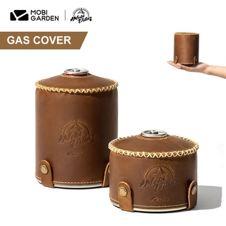 Mobi Garden ปลอกหนังหุ้มกระป๋องแก๊สซาลาเปา Gas Canister Cover (Cow Leather) ทำจากหนังวัว ทนทาน (จัดส่งจากไทย)