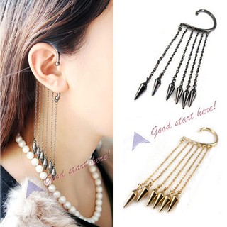 ที่คล้องใบหู Punk Tassels Spike 1 ข้าง