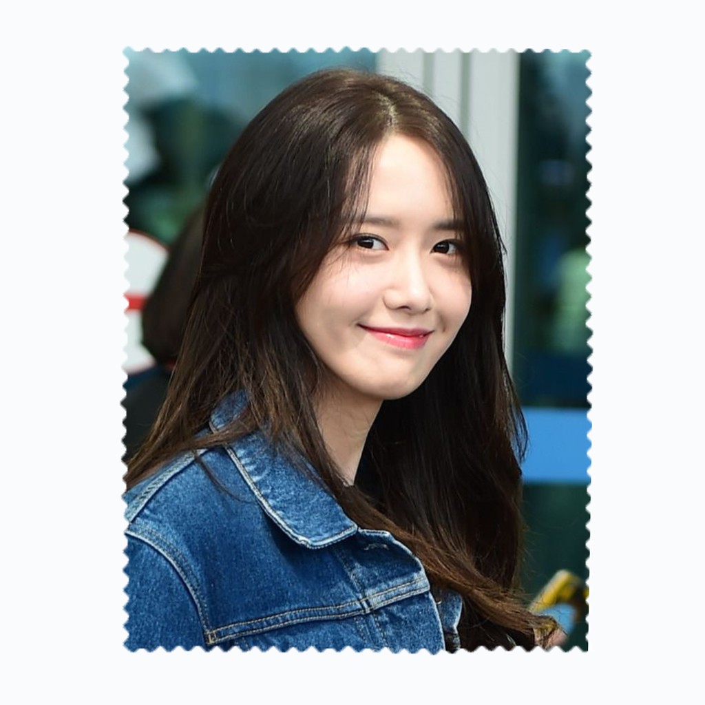 ผ้าเช็ดแว่นตา เช็ดเลนส์ ผ้าไมโครไฟเบอร์ YoonA ยุนอา SNSD Girls' Generation อิมยุนอา เกิร์ลส์ เจเนอเร