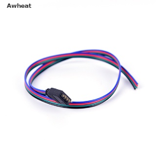 【Awheat】สายไฟ Led 4 ขา 50 ซม. สีแดง สําหรับ rgb 3528 5050 1 ชิ้น