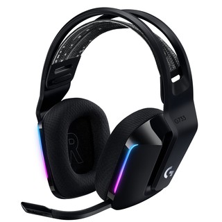 LOGITECH GAMING HEADSET G733 WIRELESS LIGHTSPEED BLACK (2Y) (GMH-000446) หูฟังสำหรับเล่นเกมส์