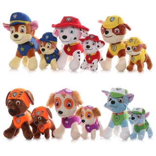 ของเล่นตุ๊กตาการ์ตูน Paw Patrol Dog Marshall Rubble Chase Rocky น่ารัก ขนาด 14 ซม. 20 ซม. 22 ซม.