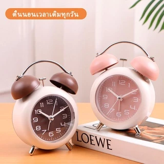 【พร้อมส่ง】นาฬิกาปลุก นาฬิกาปลุกตั้งโต๊ะ นาฬิกาตั้งโต๊ะมินิมอล ดัง มีไฟ เสียงกระดิ่ง รุ่น คลาสสิก สไตล์วินเทจ Alarm clock