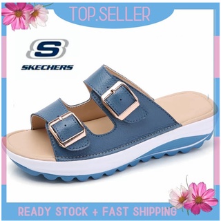 [พร้อมส่ง] *Skechers__go Walk Arch Fit รองเท้าแตะโลฟเฟอร์ ส้นแบน แบบสวม สําหรับผู้หญิง ผู้ชาย