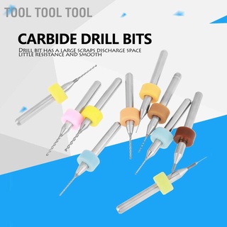 ชุดเครื่องมือทังสเตนคาร์ไบด์ไมโครบิต 0.1-1.0 มม. 10 ชิ้นสําหรับ Pcb Print Circuit Board