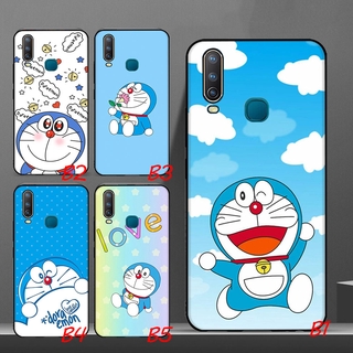 เคสโทรศัพท์ซิลิโคนลายการ์ตูนโดเรมอนสําหรับ Vivo V 5 Lite V 5 Plus V5 S V 7 Plus Vivo V 11 Pro V 15 Pro V 9
