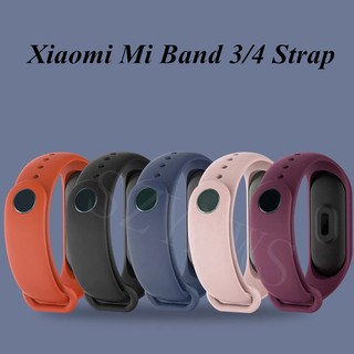 สายนาฬิกาข้อมือซิลิโคน Xiaomi Band 4 สําหรับ Xiaomi Mi Band 3 Band 3