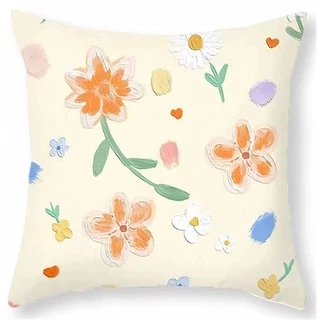 ปลอกหมอนอิง ลายดอกไม้ ขนาด 70X70.60X60 50X50 45X45 40X40 สําหรับตกแต่งบ้าน โซฟา