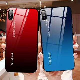 Fashion Case Samsung galaxy A10 สำหรับ Samsung A10 เคสกระจกสองสี เคสเงาไล่สี ขอบนิ่มTPU CASE สินค้าใหม่ เคสซัมซุงเอ10