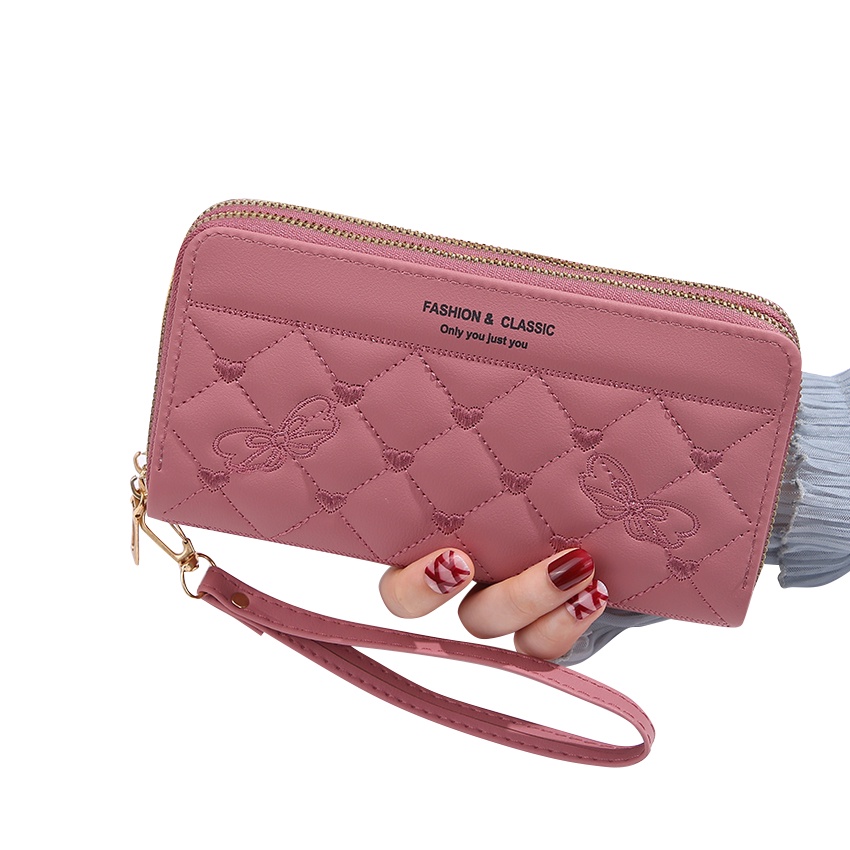 Feiyana-กระเป๋าสตางค์ใบยาว ด้ายปัก กระเป๋าสตางค์ผู้หญิง  JJ-34