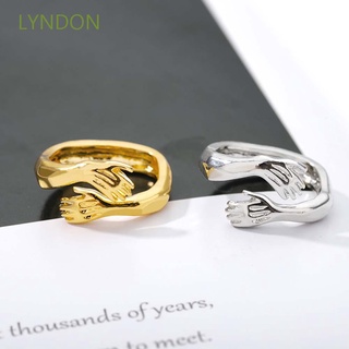 Lyndon เครื่องประดับแหวนแฟชั่นอินเทรนด์สามารถปรับได้หลากสี