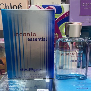 น้ำหอมแท้100% Ferragamo incanto pour homme essential 100ml