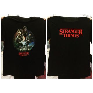 Stranger things เสื้อยืดคอกลม