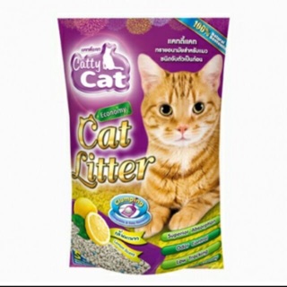 Catty Cat ทรายแมว 10 ลิตร กลิ่นมะนาว