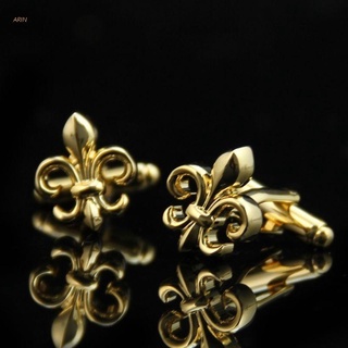 Arin ใหม่ Cufflinks โลหะสแตนเลสคุณภาพสูงสําหรับผู้ชาย