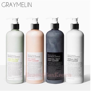 🍃พร้อมส่ง🍃 GRAYMELIN Crazy Foam Cleanser 500ml