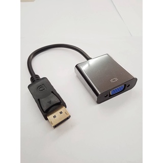 CableDisplayPort to VGA(F) Adapterตัวแปลง สายแปลง สายสัญญานภาพ ต่อคอมกับจอ ภาพชัดสัญญานดี ใช้ง่าย ได้มาตราฐาน