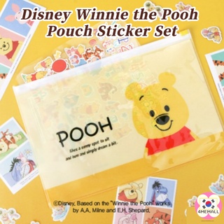 [Daiso Korea] Disney Winnie the Pooh Pouch Sticker Set, Diary Decorating, Photo Card Decorating