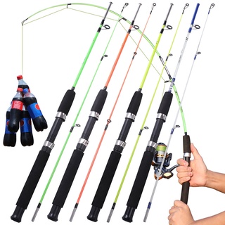 Sougayilang 120 ซม. เบ็ดตกปลาปั่น 2 ส่วน Ultra Light Travel เรือ Rod ประมง Rod Pole