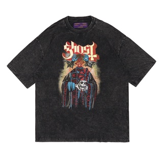 เสื้อยืด พิมพ์ลาย OVERSIZE TOXIC1805 GHOST B.C ACID WASH