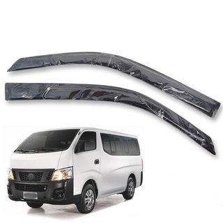 กันสาด NISSAN URVAN คิ้วกันสาด เออแวน รถตู้ ปี 2015 - 2018 จำนวน 1 ชุด