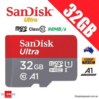 SanDisk Ultra 32GB 98mb/s Micro SD SDHC UHS-I Class 10 Memory Card