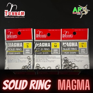 ห่วงโซลิดริง Solid Ring MAGMA เบอร์ S,M,L ต้นน้ำสำหรับจิ๊กกิ้ง TONNAM