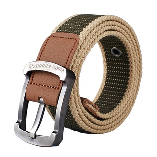 เข็มขัดผู้ชาย สายเข็มขัดผู้ชาย เข็มขัดผ้าใบ เข็มขัดเจาะรู canvas belt for men