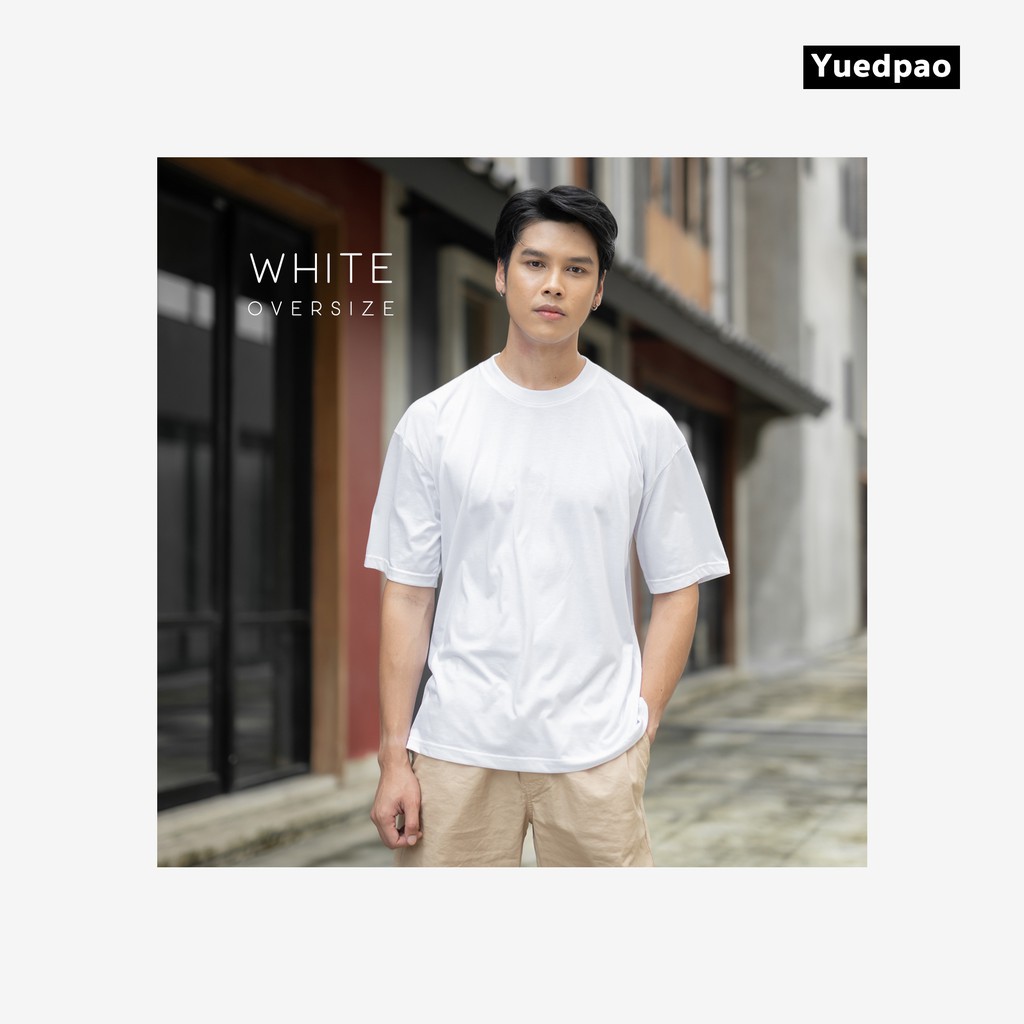 ยืดเปล่า yuedpao yuedpao Yuedpao เสื้อยืด OVERSIZE รับประกันไม่ย้วย 2 ปี ผ้านุ่มใส่สบายมาก เสื้อยืดส