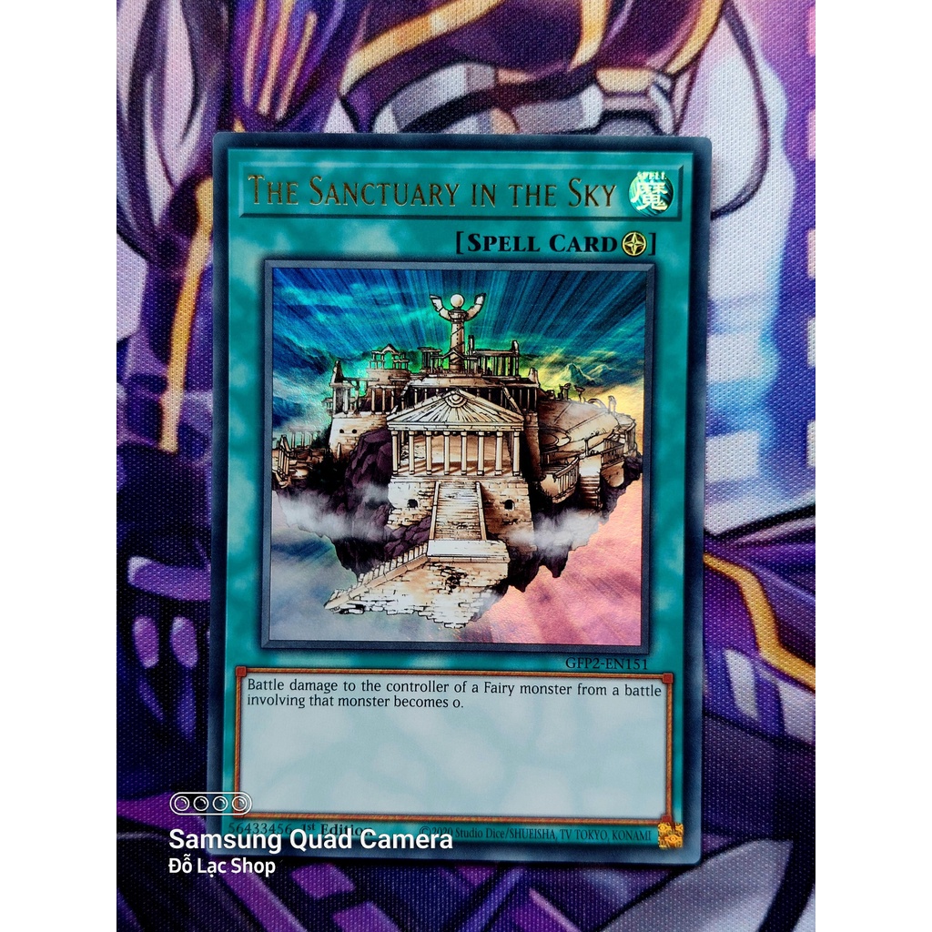 [ Do Lac Shop ] Yugioh Spell The Sanctuary in the Sky Card - Ultra Rare