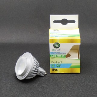 หลอด LED MR16 220V 5W แสงขาว GEE-Light