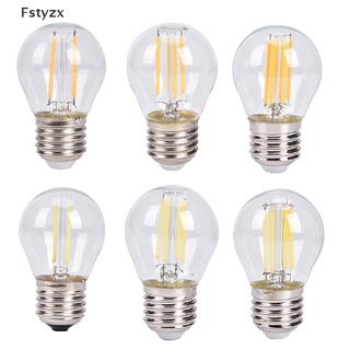 Fstyzx LED Bulb Spotlight 2W/4W/6W E27 COB Candle/Flame Tip G45 Filament Glass Lamp FY