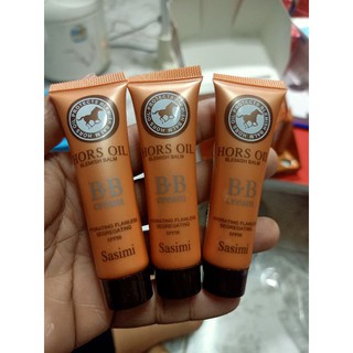 BB น้ำมันม้า มีspf 50  10g.