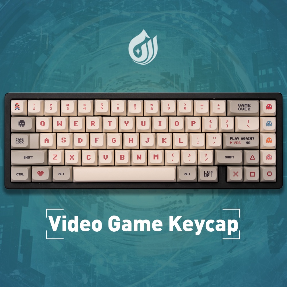 143 Keys Dye-Sub Video Game Keycap PBT Keycaps XDA Profile Keycap for Mechanical Keyboard #5