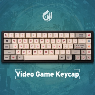 143 Keys Dye-Sub Video Game Keycap PBT Keycaps XDA Profile Keycap for Mechanical Keyboard