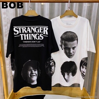 GP  เสื้อยืดแขนสั้น Stranger Things STG unisex tshirt IH NOM UH NIT  unisex #polo oversize SML