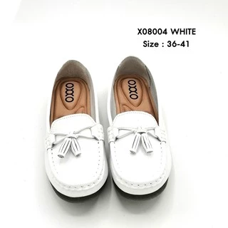 prettycomfort รองเท้าเพื่อสุขภาพหนังแท้ หนังวัว คัทชู หนังนิ่มมาก พี้นยาง สูง1เซน X08004