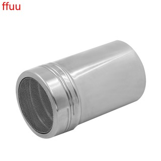 Stainless Steel Coffee Powder Dredger Icing Sugar Salt Shaker Cocoa Cinnamon Flour Mesh Sifter Sprinkler