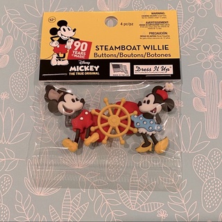 กระดุม Steamboat Willie ของ Dress It Up ราคา/แพ็ค