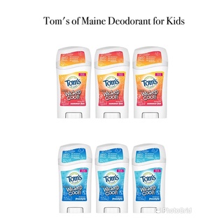 [โรลออนเด็ก พร้อมส่งค่ะ]  Tom’s of Maine Natural Wicked cool Deodorant, ขนาด 64 กรัม