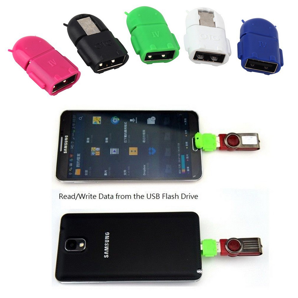 อะแดปเตอร์ Micro USB 2.0 Host USB to OTG สำหรับ Android Tablet PC