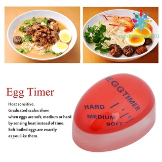 SM01 Egg Perfect Color Changing Timer Yummy Soft Hard Boiled Eggs Cooking Kitchen