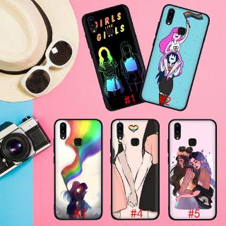 เคสโทรศัพท์ซิลิโคนนุ่ม lesbian lgbt สําหรับ vivo v 5 y 67 y 66 v 7 v 9 11 y 85 v 15 pro v 17